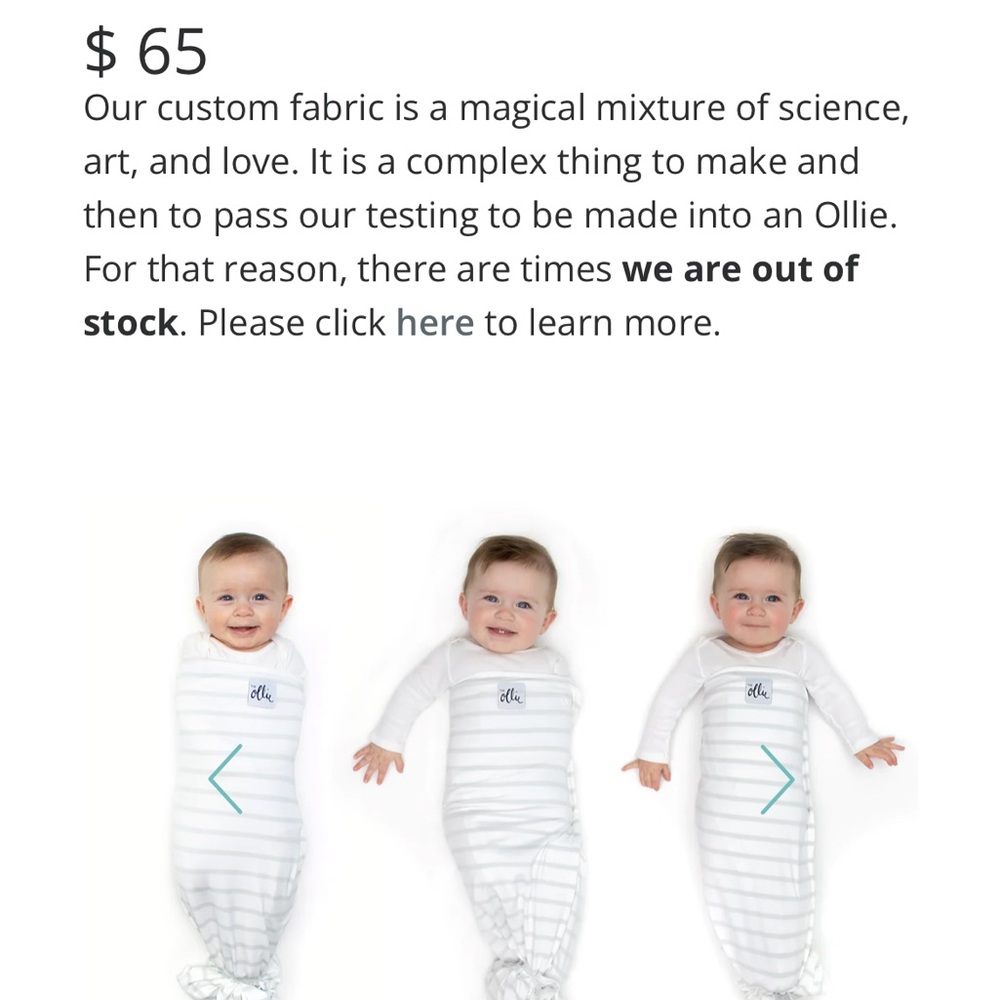 The Ollie World Swaddle - STEELE & WHITE STRIPE color